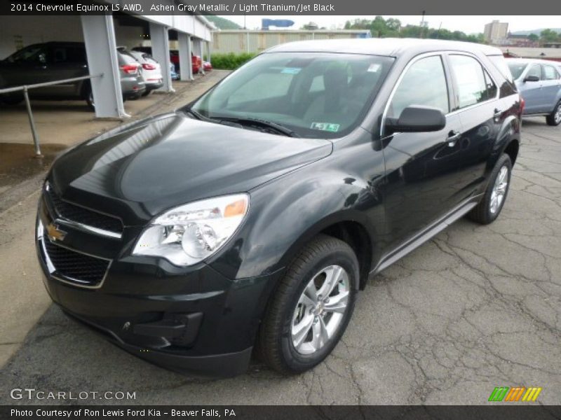 Ashen Gray Metallic / Light Titanium/Jet Black 2014 Chevrolet Equinox LS AWD