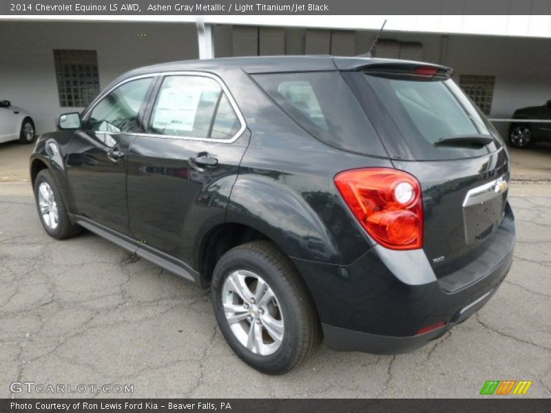 Ashen Gray Metallic / Light Titanium/Jet Black 2014 Chevrolet Equinox LS AWD