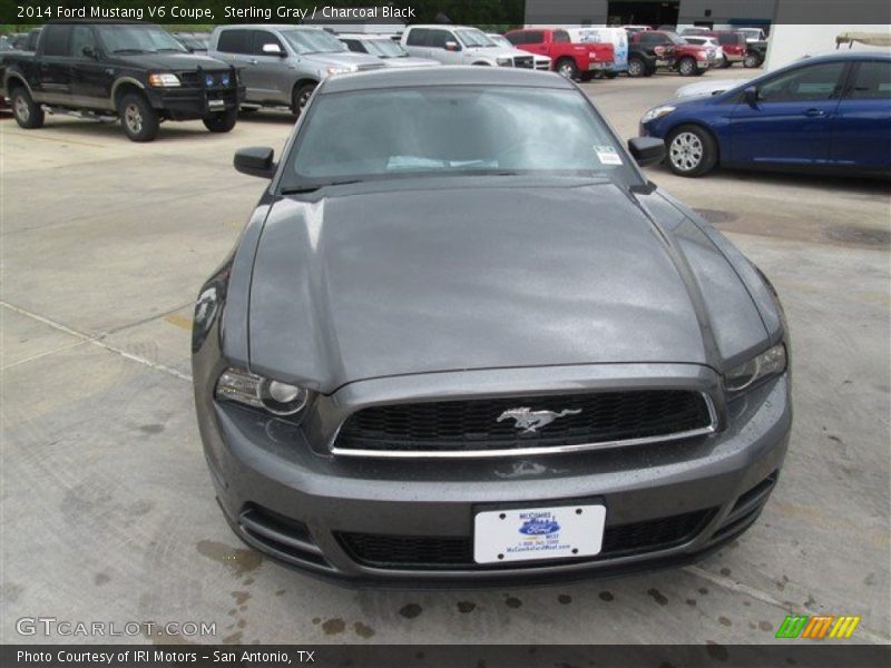 Sterling Gray / Charcoal Black 2014 Ford Mustang V6 Coupe