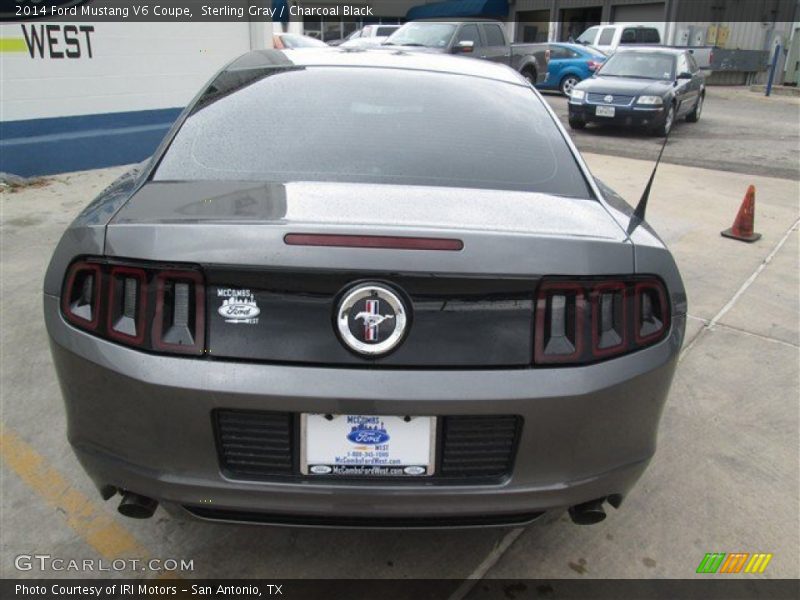 Sterling Gray / Charcoal Black 2014 Ford Mustang V6 Coupe