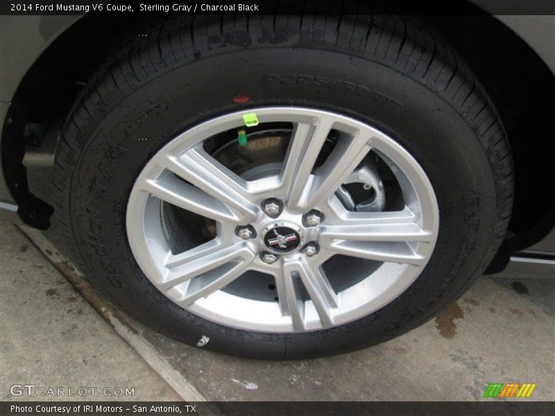 Sterling Gray / Charcoal Black 2014 Ford Mustang V6 Coupe
