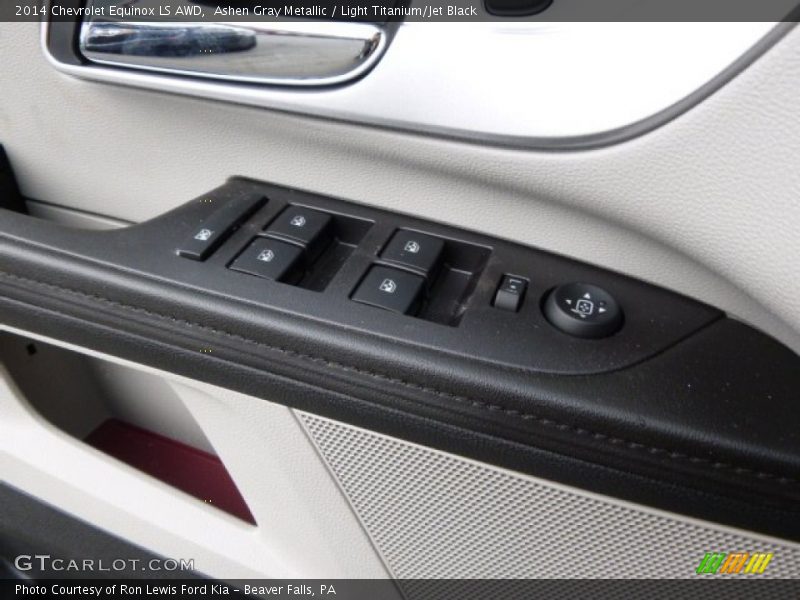 Ashen Gray Metallic / Light Titanium/Jet Black 2014 Chevrolet Equinox LS AWD