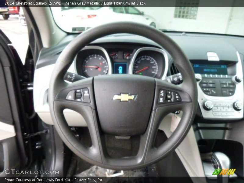 Ashen Gray Metallic / Light Titanium/Jet Black 2014 Chevrolet Equinox LS AWD