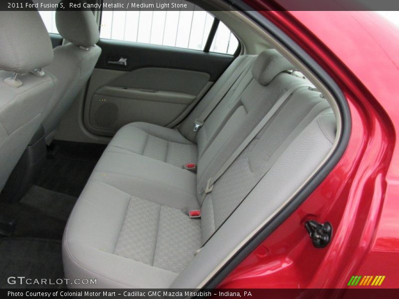 Rear Seat of 2011 Fusion S