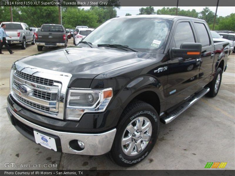 Tuxedo Black / Steel Grey 2014 Ford F150 XLT SuperCrew