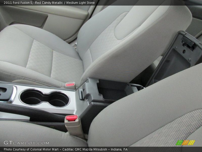 Red Candy Metallic / Medium Light Stone 2011 Ford Fusion S