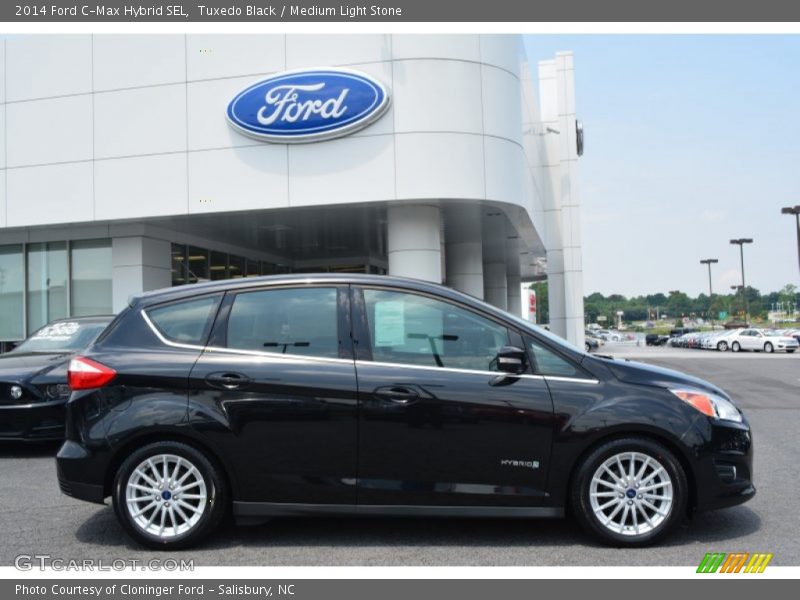 Tuxedo Black / Medium Light Stone 2014 Ford C-Max Hybrid SEL