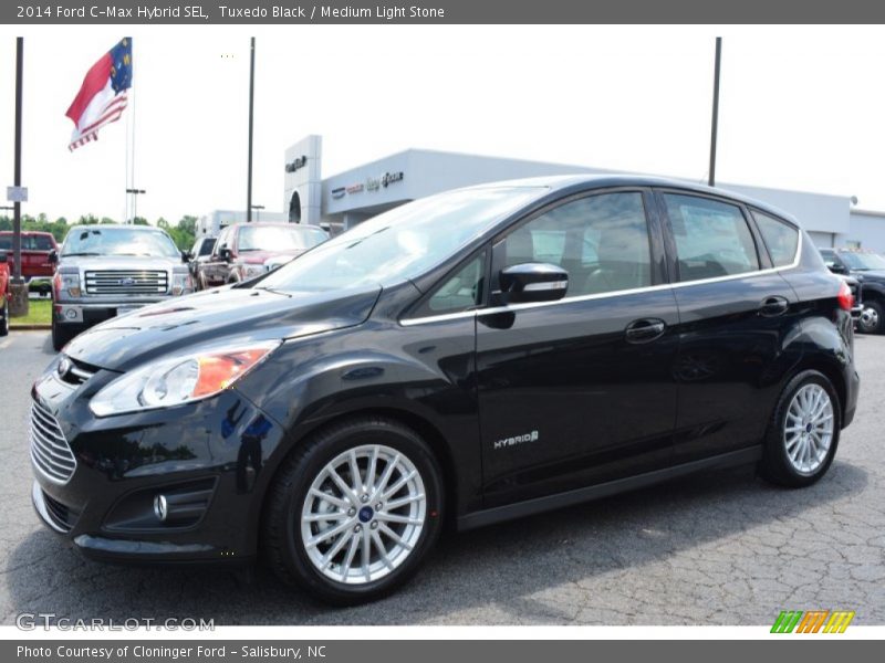 Tuxedo Black / Medium Light Stone 2014 Ford C-Max Hybrid SEL