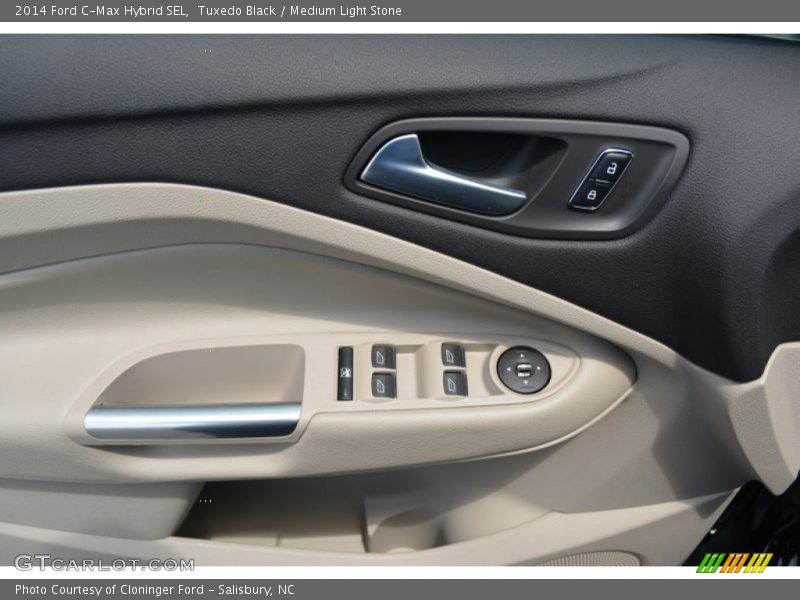 Tuxedo Black / Medium Light Stone 2014 Ford C-Max Hybrid SEL