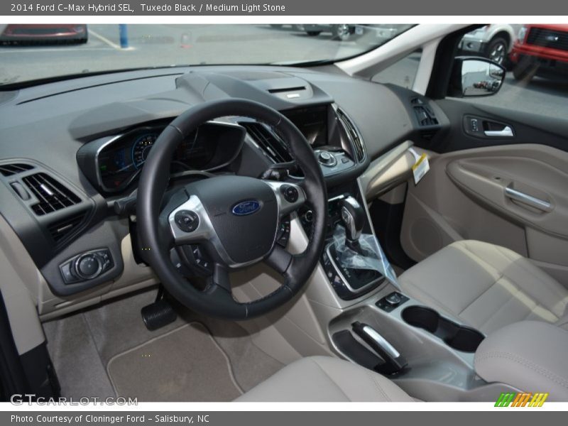 Tuxedo Black / Medium Light Stone 2014 Ford C-Max Hybrid SEL