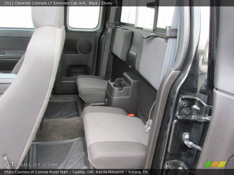 Rear Seat of 2011 Colorado LT Extended Cab 4x4