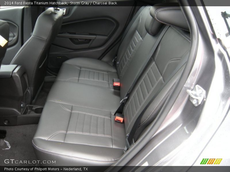 Storm Gray / Charcoal Black 2014 Ford Fiesta Titanium Hatchback