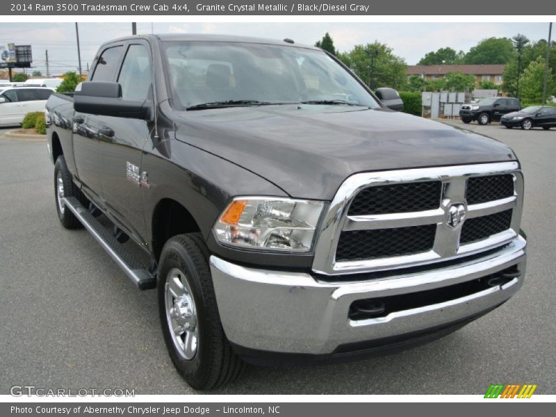 Granite Crystal Metallic / Black/Diesel Gray 2014 Ram 3500 Tradesman Crew Cab 4x4