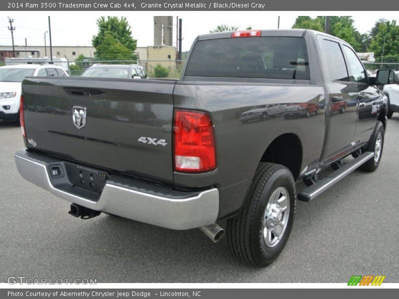 Granite Crystal Metallic / Black/Diesel Gray 2014 Ram 3500 Tradesman Crew Cab 4x4