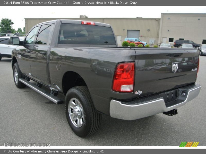 Granite Crystal Metallic / Black/Diesel Gray 2014 Ram 3500 Tradesman Crew Cab 4x4