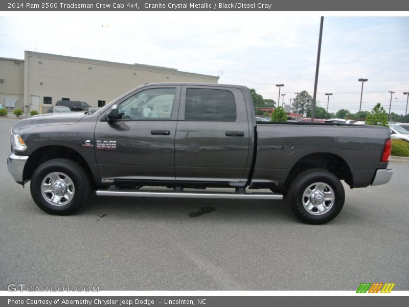 Granite Crystal Metallic / Black/Diesel Gray 2014 Ram 3500 Tradesman Crew Cab 4x4