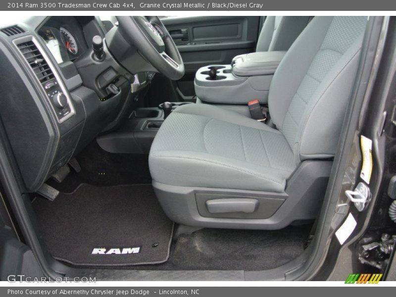 Granite Crystal Metallic / Black/Diesel Gray 2014 Ram 3500 Tradesman Crew Cab 4x4