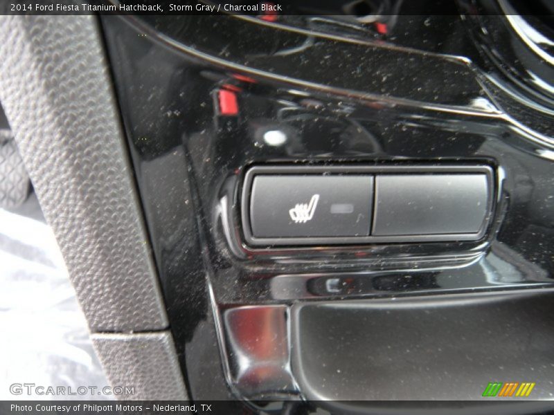 Storm Gray / Charcoal Black 2014 Ford Fiesta Titanium Hatchback