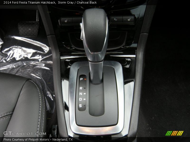 Storm Gray / Charcoal Black 2014 Ford Fiesta Titanium Hatchback