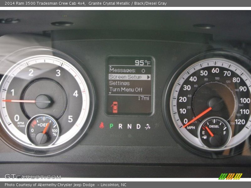 Granite Crystal Metallic / Black/Diesel Gray 2014 Ram 3500 Tradesman Crew Cab 4x4