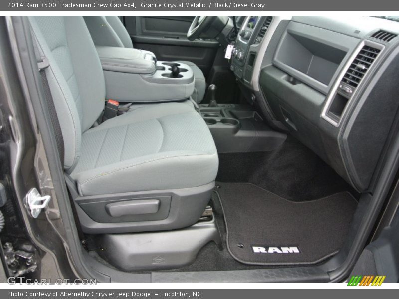 Granite Crystal Metallic / Black/Diesel Gray 2014 Ram 3500 Tradesman Crew Cab 4x4