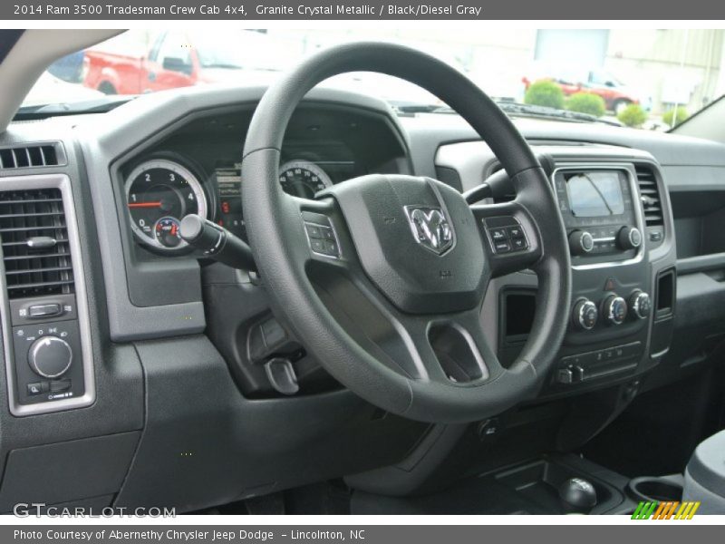 Granite Crystal Metallic / Black/Diesel Gray 2014 Ram 3500 Tradesman Crew Cab 4x4