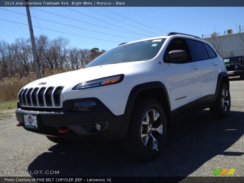 Bright White / Morocco - Black 2014 Jeep Cherokee Trailhawk 4x4