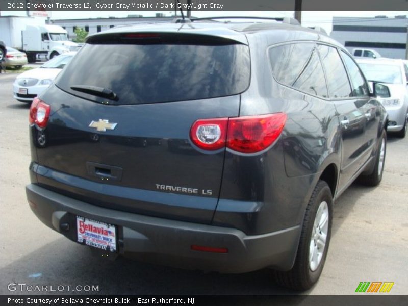 Cyber Gray Metallic / Dark Gray/Light Gray 2012 Chevrolet Traverse LS