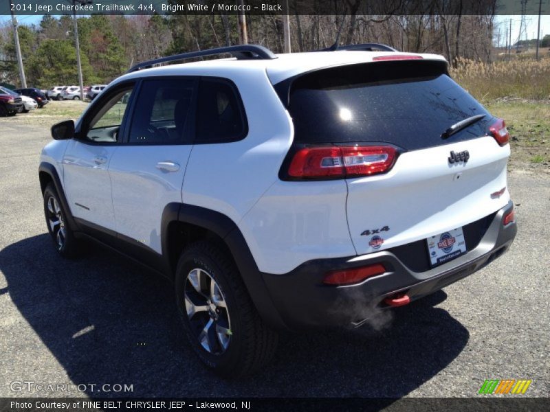 Bright White / Morocco - Black 2014 Jeep Cherokee Trailhawk 4x4
