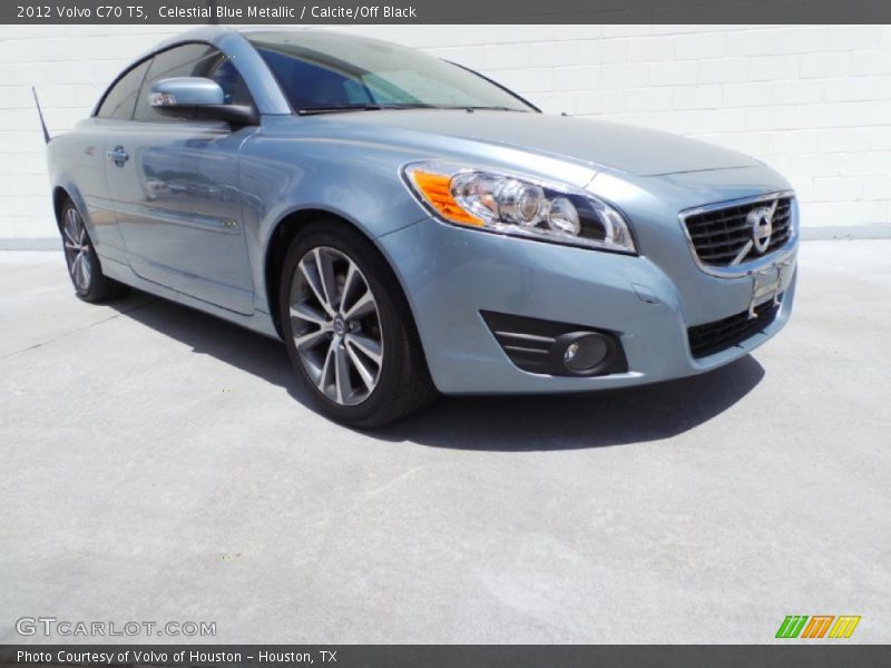 Celestial Blue Metallic / Calcite/Off Black 2012 Volvo C70 T5