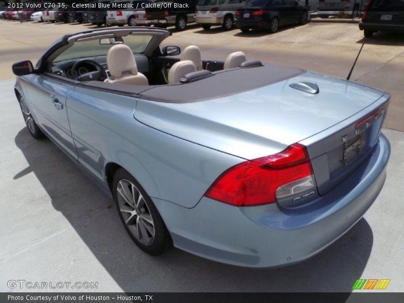 Celestial Blue Metallic / Calcite/Off Black 2012 Volvo C70 T5