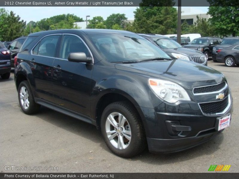 Ashen Gray Metallic / Light Titanium/Jet Black 2012 Chevrolet Equinox LS