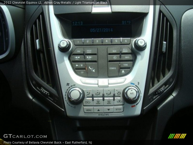 Ashen Gray Metallic / Light Titanium/Jet Black 2012 Chevrolet Equinox LS
