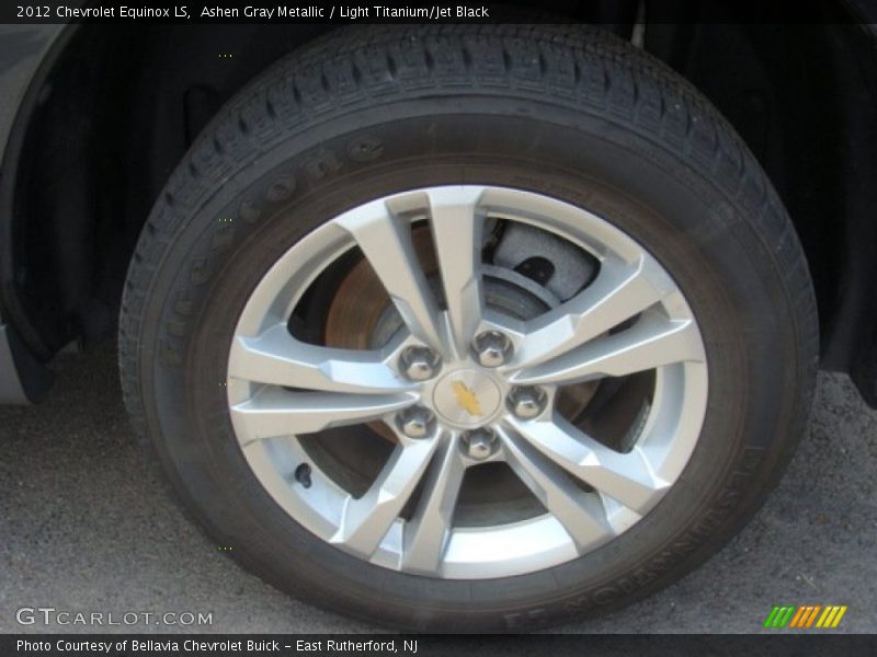 Ashen Gray Metallic / Light Titanium/Jet Black 2012 Chevrolet Equinox LS