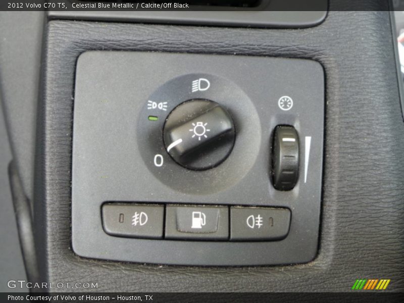 Celestial Blue Metallic / Calcite/Off Black 2012 Volvo C70 T5
