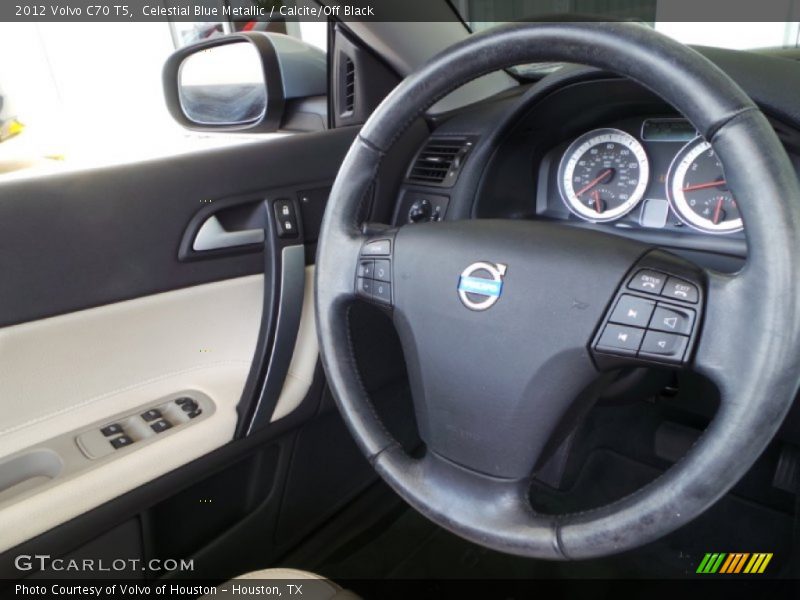 Celestial Blue Metallic / Calcite/Off Black 2012 Volvo C70 T5