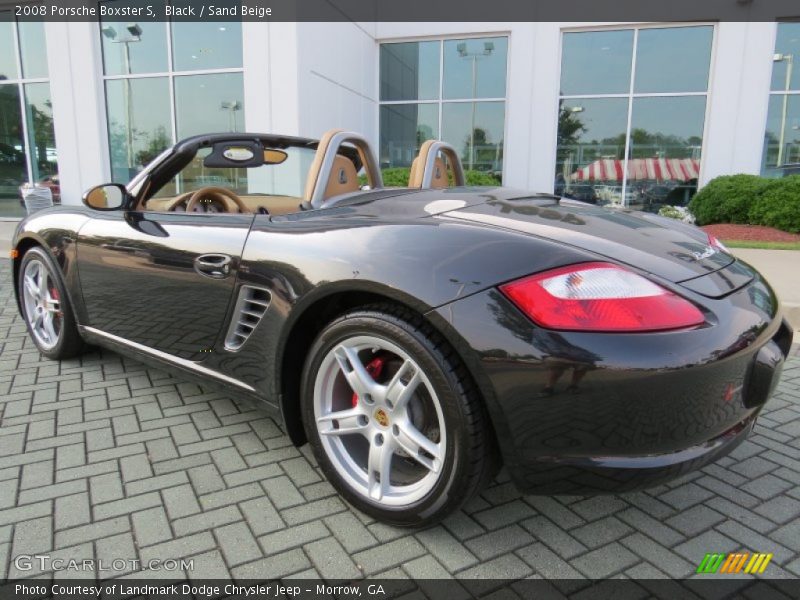 Black / Sand Beige 2008 Porsche Boxster S