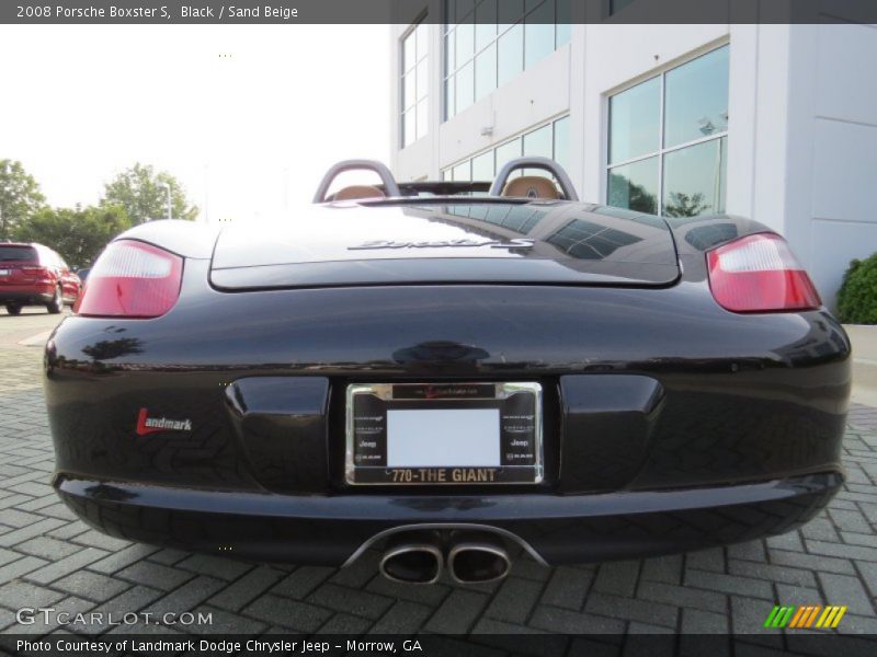 Black / Sand Beige 2008 Porsche Boxster S