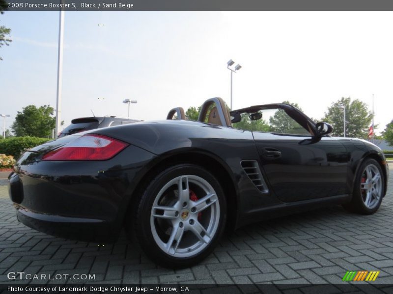 Black / Sand Beige 2008 Porsche Boxster S