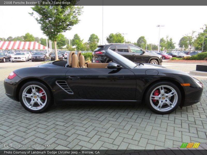 Black / Sand Beige 2008 Porsche Boxster S