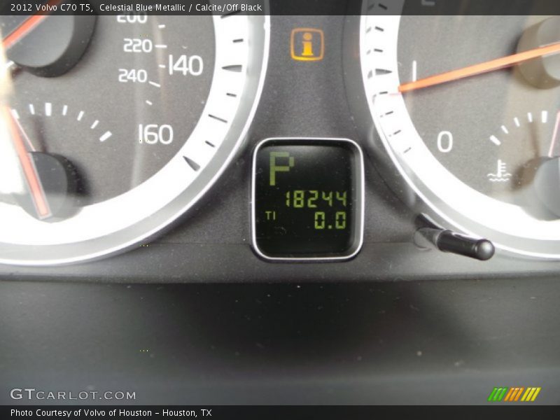Celestial Blue Metallic / Calcite/Off Black 2012 Volvo C70 T5