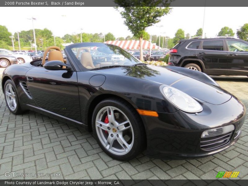Black / Sand Beige 2008 Porsche Boxster S