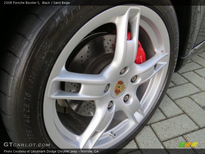 Black / Sand Beige 2008 Porsche Boxster S