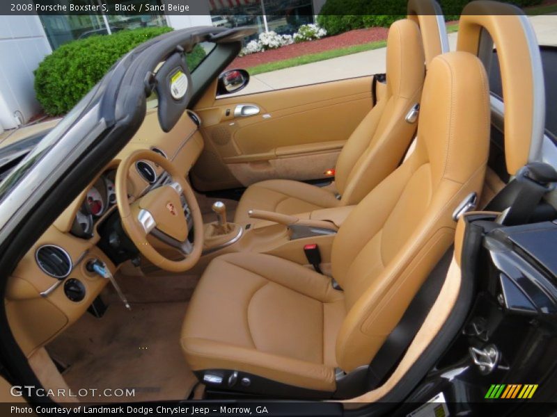 Black / Sand Beige 2008 Porsche Boxster S