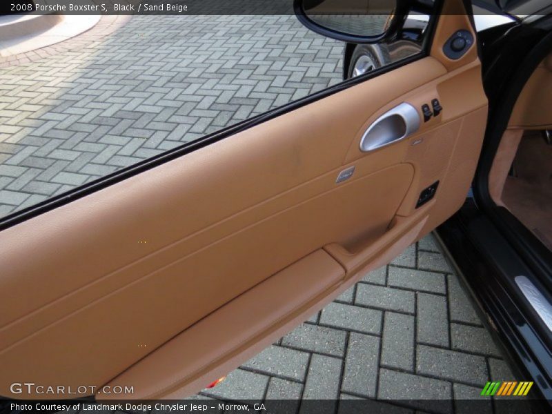 Black / Sand Beige 2008 Porsche Boxster S