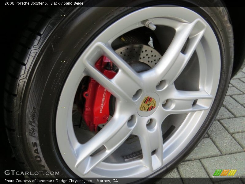 Black / Sand Beige 2008 Porsche Boxster S