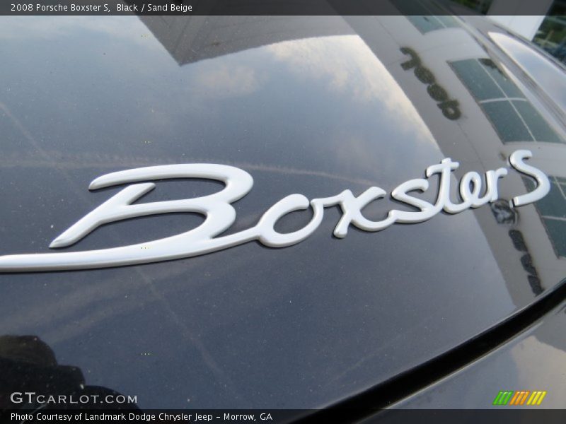 Black / Sand Beige 2008 Porsche Boxster S