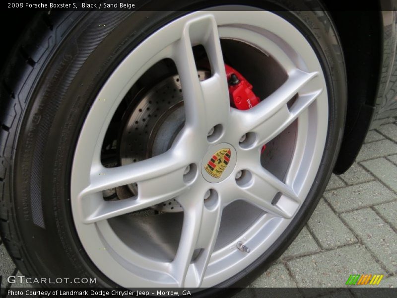 Black / Sand Beige 2008 Porsche Boxster S