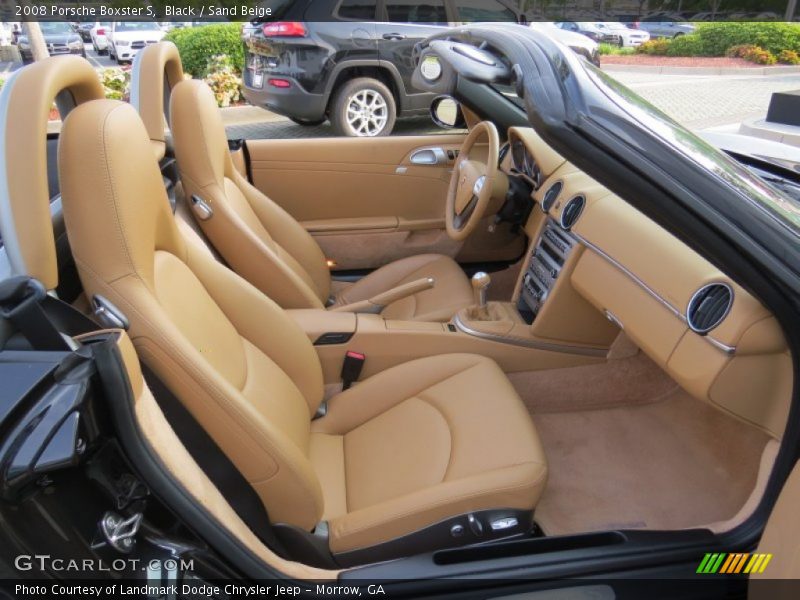 Black / Sand Beige 2008 Porsche Boxster S