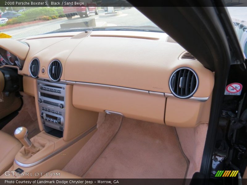 Black / Sand Beige 2008 Porsche Boxster S